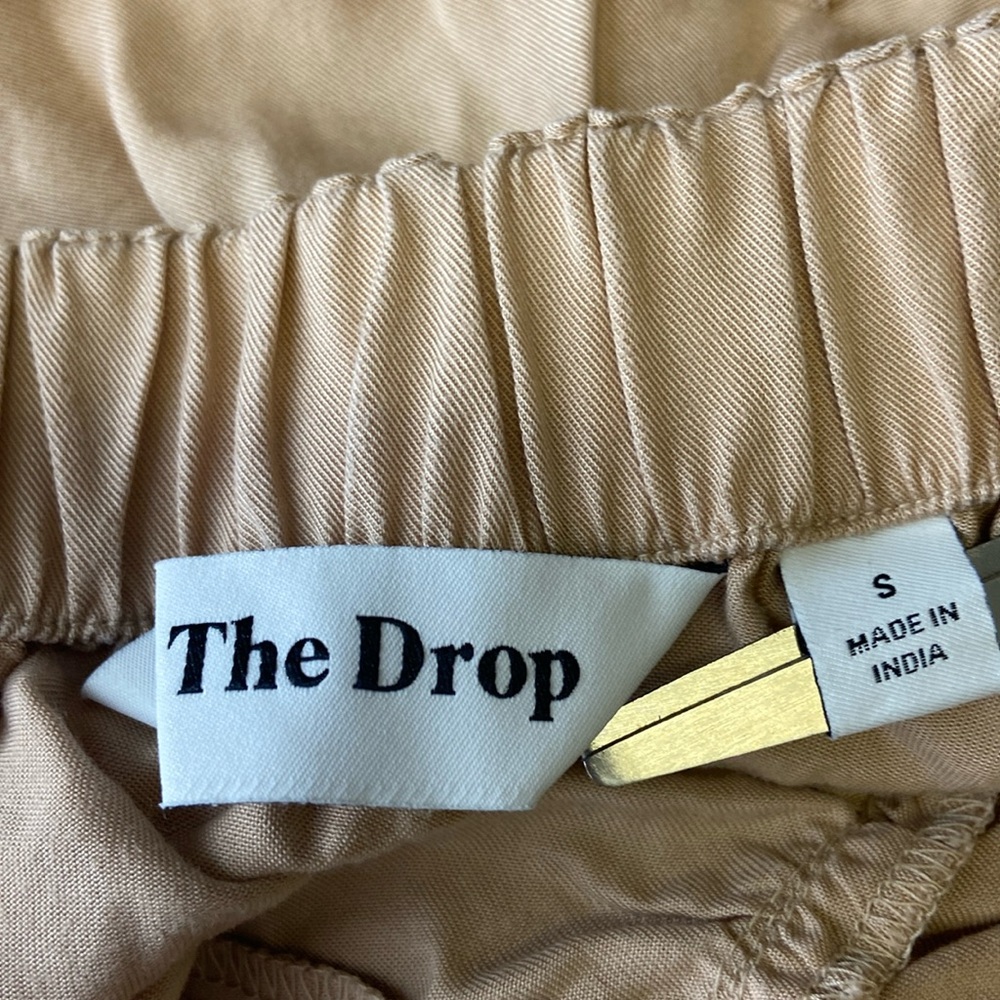 The Drop beige tiered flouncy ruffle hem maxi sun dress neutral spring summer - Picture 3 of 16